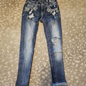 Miss Me signature ankle skinny